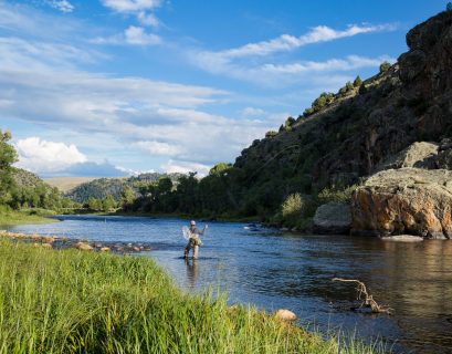 Fly fishing in Montana