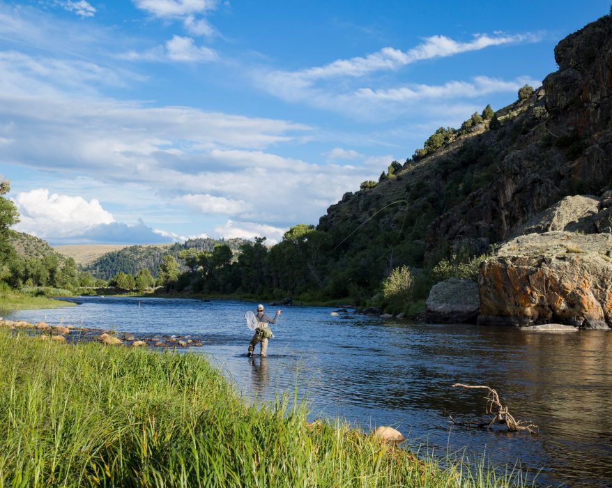 Fly fishing in Montana